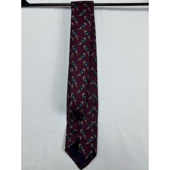 Polo by Ralph Lauren Men's Maroon Necktie 57 Inches by 3.5 Inches - Picture 6 of 9